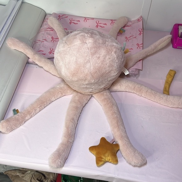 Plush Pink Octopus Toy - Picture 3 of 7
